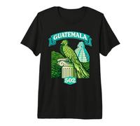 Guatemala Quetzal Chapín 502 Tikal Antigua Guatemalteco Maya Camiseta Premium
