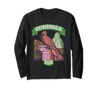 Guatemala Quetzal Chapin 502 Tikal Antigua Guatemalteco Rosa Manga Larga