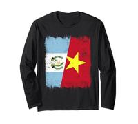 Guatemala Vietnam Media Bandera Guatemalteca Vietnamita Historia Manga Larga