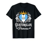 Guatemalan Princess Guatemala Flag Proud Guatemalan Girl Camiseta