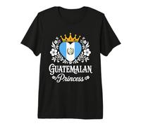 Guatemalan Princess Guatemala Flag Proud Guatemalan Girl Camiseta Premium