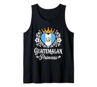 Guatemalan Princess Guatemala Flag Proud Guatemalan Girl Camiseta sin Mangas