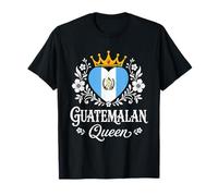 Guatemalan Queen Guatemala Flag Proud Guatemalan Woman Camiseta