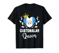 Guatemalan Queen Guatemala Flag Proud Guatemalan Woman Camiseta