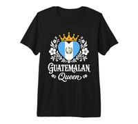 Guatemalan Queen Guatemala Flag Proud Guatemalan Woman Camiseta Premium