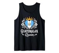 Guatemalan Queen Guatemala Flag Proud Guatemalan Woman Camiseta sin Mangas