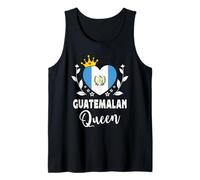 Guatemalan Queen Guatemala Flag Proud Guatemalan Woman Camiseta sin Mangas