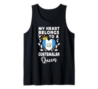 Guatemalan Queen Guatemalan Wife Girlfriend Guatemala Flag Camiseta sin Mangas