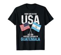 Guatemalteco Americano Mi Historia Comenzó En El Orgullo De Guatemala Camiseta