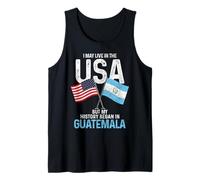 Guatemalteco Americano Mi Historia Comenzó En El Orgullo De Guatemala Camiseta sin Mangas