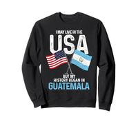 Guatemalteco Americano Mi Historia Comenzó En El Orgullo De Guatemala Sudadera