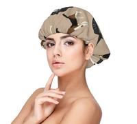 Guau Beagle,Gorro de dormir de satén para adultos - Gorro de dormir elástico para mujer, cubrecabello nocturno