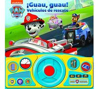Guau Guau Vehiculos De Rescate. Libro Con Volante Patrulla Canina