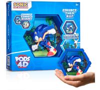 GUAU! Pods 4D Sonic the Hedgehog Toy - Sonic figura sonic y coleccionable Figuras de la pared/estante Figura del estante Figura de la canasta de