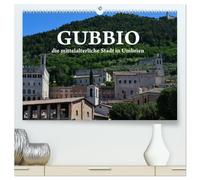 Gubbio - die mittelalterliche Stadt in Umbrien (hochwertiger Premium Wandkalender 2026 DIN A2 quer), Kunstdruck in Hochglanz: Ein fotografischer ... historische Stadt Gubbio in Umbrien, Italien.