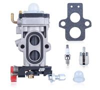 Gubeter Kit de carburador, para soplador de mochila para Husqvarna 150Bt 150Bf 350Bt 350Bf, 502845001, reemplazo de carburador para Walbro Wya-79