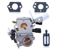 Gubeter Kit de Carburador para Stihl MS171 MS181 MS211 MS 171 181 211, con juego de juntas y filtro de combustible, reemplaza a 11391200610, 0000 350 3500