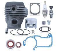 Gubeter Kit de Cilindro Pistón 44,7 mm, Para Stihl 026 MS260, con Bujías y rodamientos de agujas, Repuestos para Motosierras 1121 020 1217