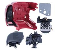 Gubeter Kit de Cubierta de carburador de Cubierta de Motor de Cilindro Superior, Pieza de Motor para Honda Gx35 Hht35S, 19720-Z0Z-000Za, 16100-Z0Z-034, 19631-Z0Z-010, 17231-Z0Z-010
