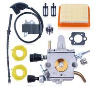 Gubeter Kit de Filtro de Junta de Bobina de Encendido de carburador, para Stihl Fs120 Fs120R Fs200 Fs200R Fs020 Fs202 Ts200 Fs250 Fs250R Fs300 Fs350 Trimmer, 4134 120 0603, 4134 400 1301, 4134 141 030