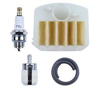 Gubeter Kit de filtro de línea de manguera de combustible de filtro de aire, para motosierra para Husqvarna 340 340E 345 345E 346Xp 350 353, 537024002, 537 02 40 02