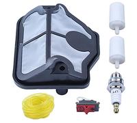 Gubeter Kit de manguera de filtro de línea de combustible de filtro de aire, para motosierras para Husqvarna 36 41 136 136Le 137 137E, 503717901530029000