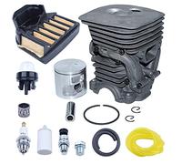 Gubeter Kit de pasador de pistón de cilindro de 47Mm, para Husqvarna 455 460 455 Rancher 455E 461, pieza de motosierra, 537320402, 537255702