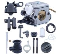 Gubeter Kit de reparación de admisión de carburador, Motosierra para Husqvarna 365 362 372 371 372Xp, 503283203,503 28 18 01, para Walbro Carb para HD 12 HD 6