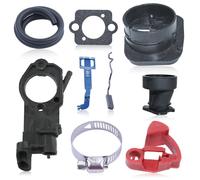 Gubeter Kit de Reparación de Colector de Admisión para Husqvarna 346XP, 351, 353, manguito de admisión y varilla del estrangulador, Repuestos para motosierra 503866402, 503 86 63 01