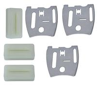 Gubeter Kit de Tira de Parachoques y Placa de Barra guía, para Husqvarna 268 272 272Xp 266 61 66, Piezas de Motosierra, 501 81 48-01/501814801