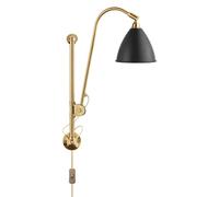 GUBI Aplique de pared Bestlite BL5 Negro-latón