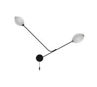 Gubi aplique de pared Satellite 2 luces blanco crema