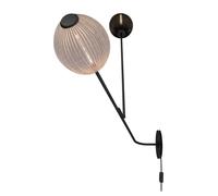 Gubi aplique de pared Satellite 2 luces negro/blanco True