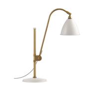 GUBI - Bestlite BL1 Lámpara de Sobremesa Ø16 Latón/Blanco Mate