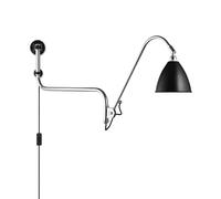 GUBI - Bestlite BL10 Aplique de Pared Ø16 Cromo/Negro