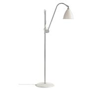 Gubi BL3, lámpara de pie, cromo/blanco - ø16 cm