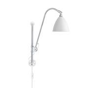 GUBI - Bestlite BL5 Aplique de Pared Ø16 Cromo/Blanco Mate