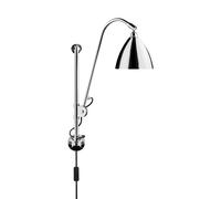 Gubi BL5, lámpara de pared, cromo/cromo