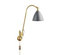 GUBI - Bestlite BL6 Aplique de Pared Ø16 Latón/Gris