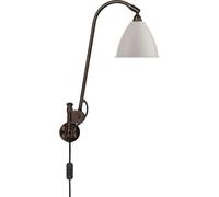 GUBI - Bestlite BL6 Aplique de Pared Ø16 Latón Negro/Blanco Clásico