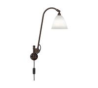 GUBI - Bestlite BL6 Aplique de Pared Ø16 Latón Negro/Porcelana