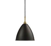 Bestlite BL9M Lámpara Colgante Negro Y Latón Mediana