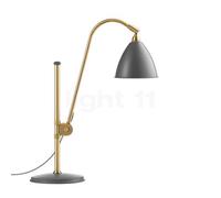 Gubi BL1, lámpara de sobremesa, latón/gris