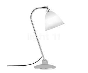 Gubi BL2, lámpara de sobremesa, cromo/porcelana