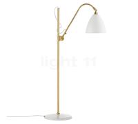 GUBI - Bestlite BL3 Lámpara de Pie Ø21 Latón/Blanco Mate