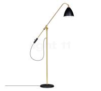 Gubi BL4, lámpara de pie, latón/negro