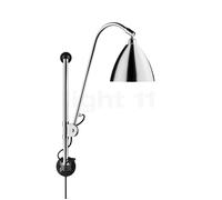 Gubi BL5, lámpara de pared, cromo/cromo