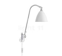 GUBI - Bestlite BL6 Aplique de Pared Ø16 Cromo/Blanco Mate