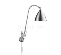 Gubi BL6, lámpara de pared, cromo/cromo
