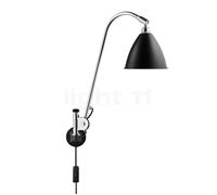GUBI - Bestlite BL6 Aplique de Pared Ø16 Cromo/Negro